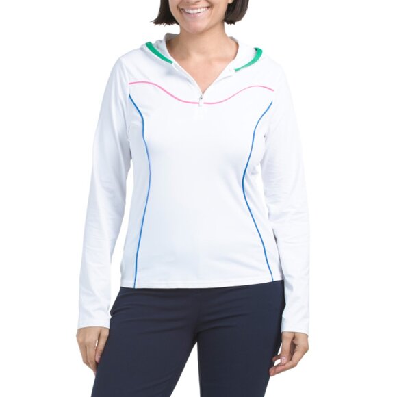 G/FORE Snow Contouring Interlock Hooded Mid Layer Jacket